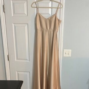 Show Me Your MuMu Champagne Maxi Dress